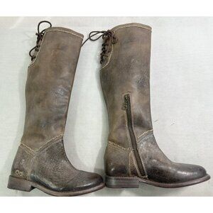 Bed Stu Cobbler Manchester Distressed Leather Tall Boots Women’s 6.5 EUC Read
